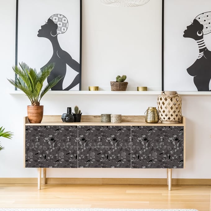 Terrazzo Milano meubelsticker, 40 x 60 cm