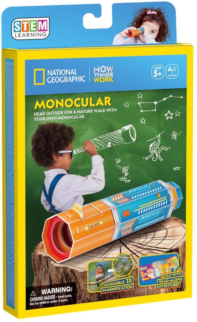 Cubic Fun 3D Puzzle National Geographic STEM Monocular 3D Puzzels