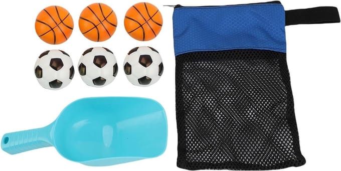 Strandspelset - Groepsactiviteit - Buiten spelen - Verbeterde set - 28 x 20 x 7 cm - Multicolor