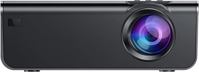 Draagbare Beamer - Mini Projector - Thuisbioscoop Creëren - Draadloze Schermsynchronisatie - 200 Inch Beeld - Zwart