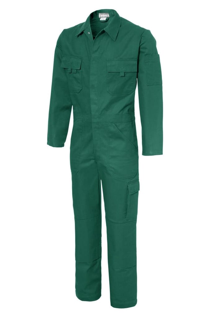 KLM - Standaard Overall BASEL - katoen 100% - 320gr/m2 - Groen (Flessengroen)