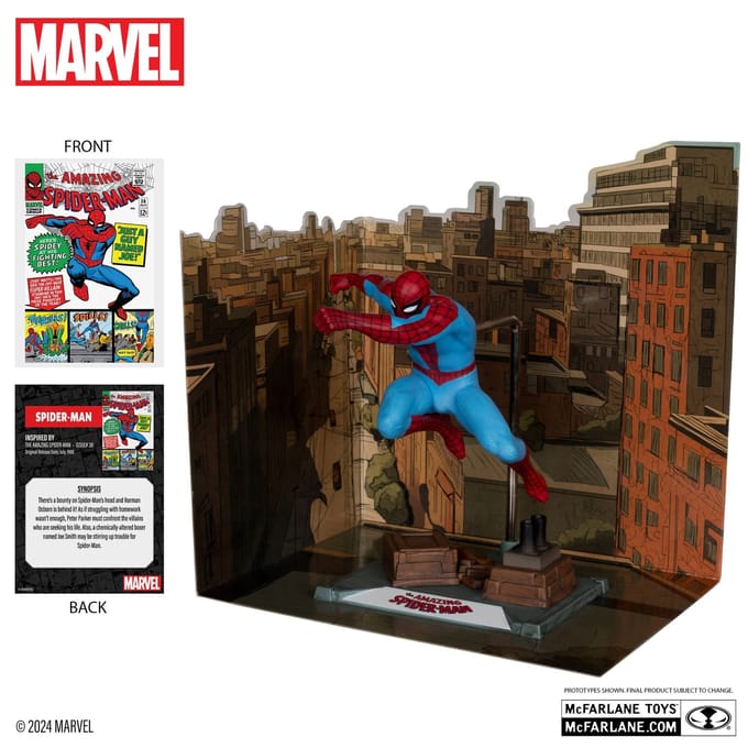 McFarlane Toys Marvel Collection PVC Statue 1/10 Spider-Man (The Amazing Spider-Man #38) (Gold Label) 15 cm Beeld