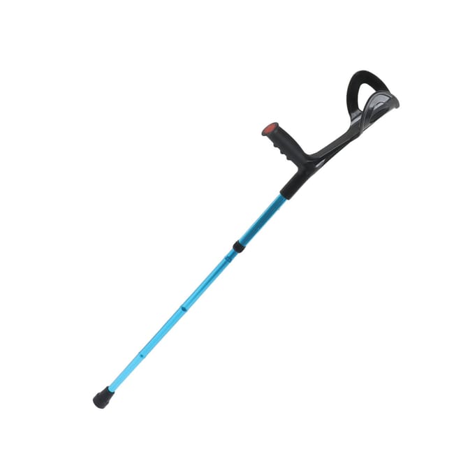 Opvouwbare Wandelstok Stok Gelijkmatig Verdeeld Gewicht Onderarm Opvouwbaar Verstelbaar Loopkruk Blauw black