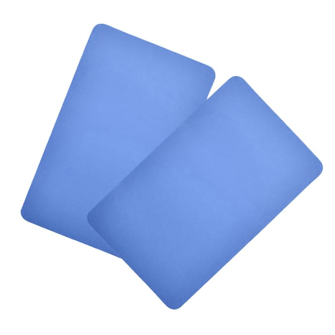 2 stuks Opblaasbare Boot Reparatie Patch PVC Vierkant Rubberen Boot Reparatie Patch Kit voor Kajaks Kano's Royal gray