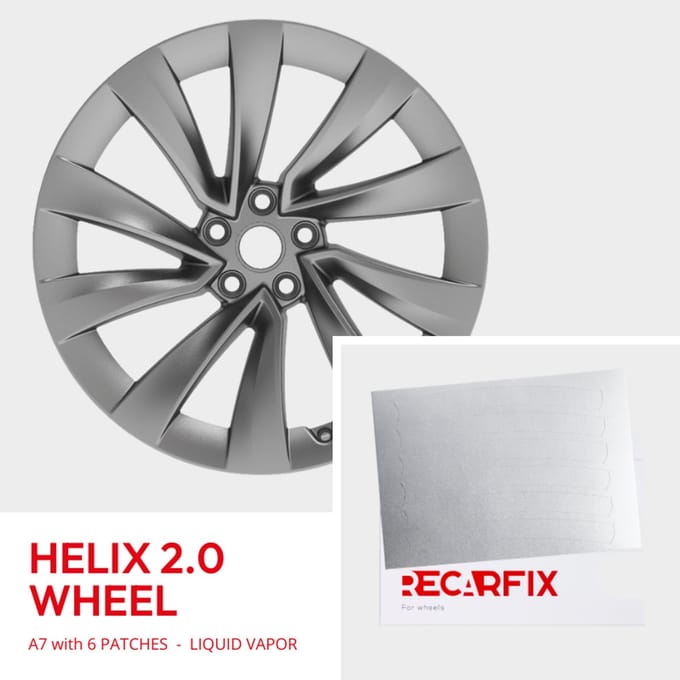 Tesla Model Y - Velgschade patch Helix 2.0 Wheel Liquid Vapor