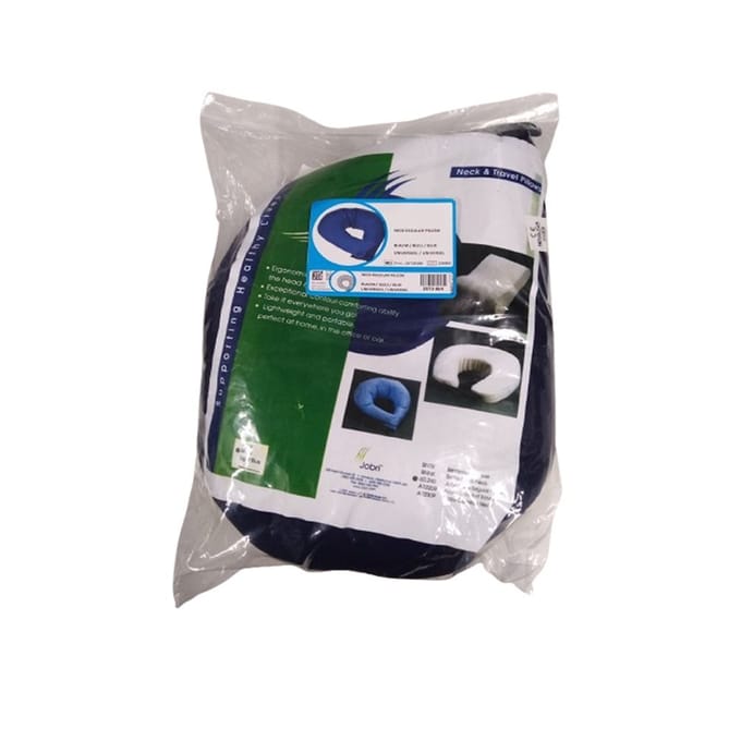 Neck Regular Pillow van Bota, Rhombo Fill Nekring, blauw