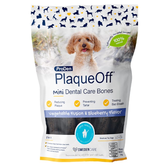 ProDen PlaqueOff Dental Care Botten - Groenten & Bosbessen Mini (340 g)