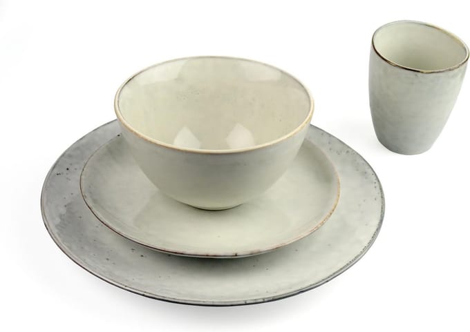 Broste Copenhagen Serviesset, 16-delig Nordic Sand