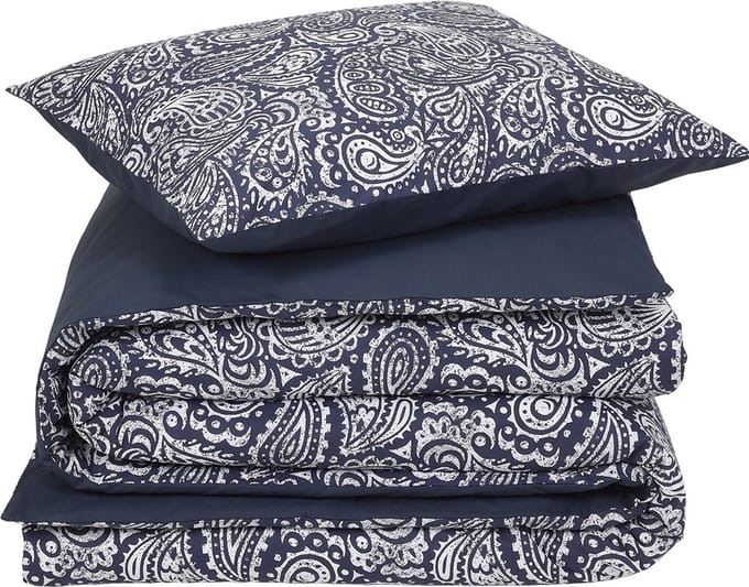 De Witte Lietaer Dekbedovertrek Igor, Royal Blue - 140 x 200/220 - Katoen Percal