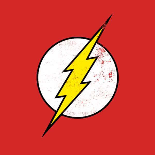 The Flash Core Distress Logo Men's T-Shirt - Red - XXL
