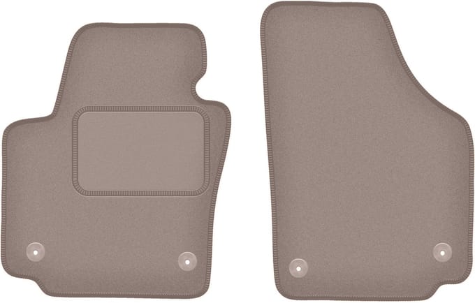 Beige voormatten voor: Seat Altea XL minivan (08.2008-2015)