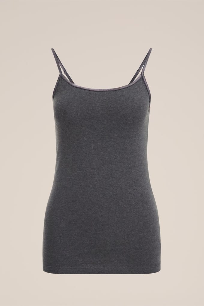 WE Fashion Dames organic cotton singlet