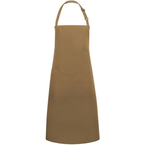 (6 stuks) KARLOWSKY Slabbenschort met zak Basic - Camel Bruin