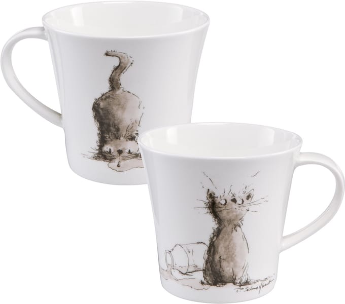 Goebel - Peter Schnellhardt | Koffie / Thee Mok Melkweg | Beker - porselein - 350ml - 2 stuks