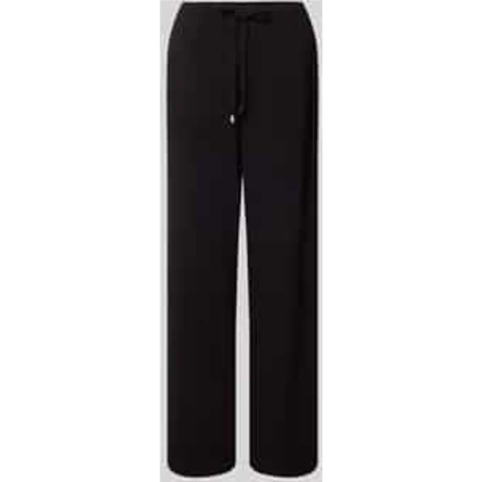 Baggy fit stoffen broek met elastische band, model 'ISADORA'