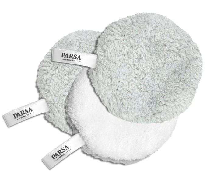PARSA Microfiber Pads Green/White 3 st