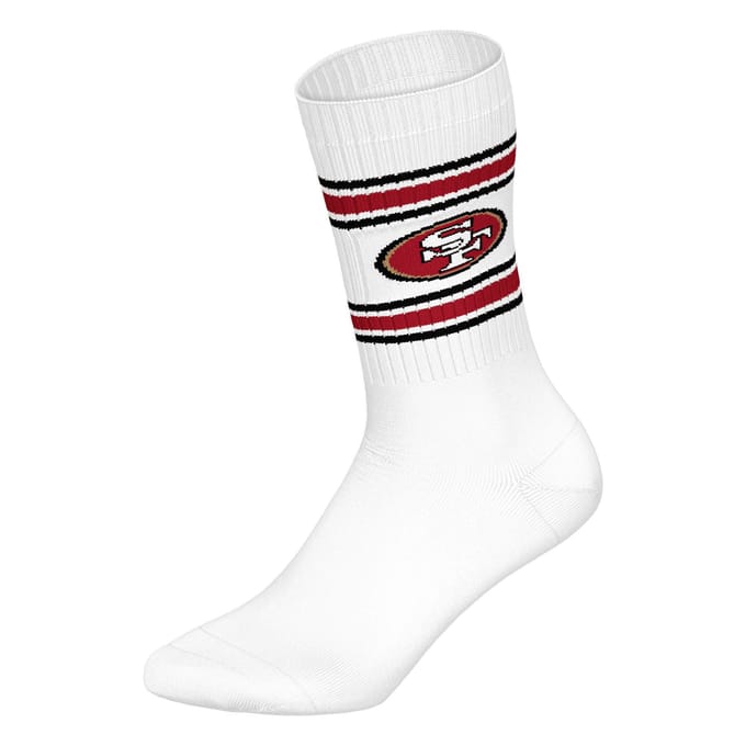 NFL SAN FRANCISCO 49ERS Crew Socks - 3-pack - Rood/Wit/Zwart - Maat 39/42