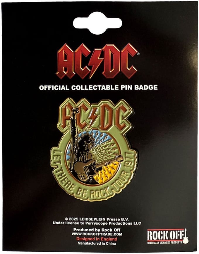 AC/DC Let There Be Rock Tour '77 - Pin