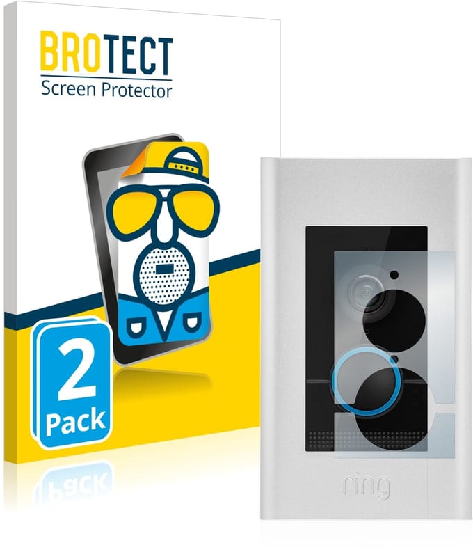 BROTECT - Screenprotector voor Ring Video Doorbell Elite - Folie Beschermfolie matte 2 Stuks