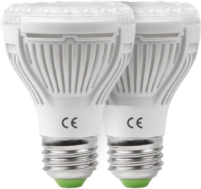 ZRSS® Professionele groeilamp planten - Kweeklamp LED verlichting - E27 - 10 W - 2 Stuks