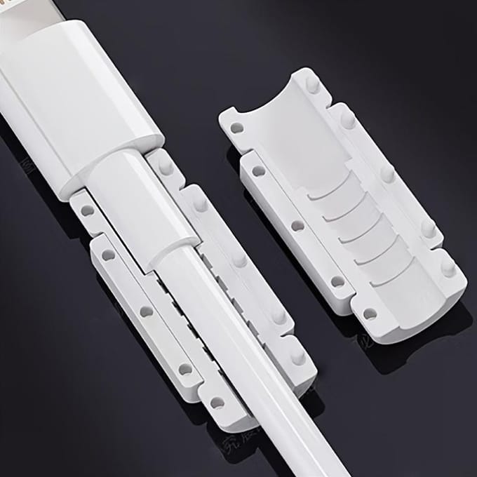 6 stuks Datakabelbeschermers, Veiligheidsklemmen voor Opladers, Anti-Buig- en Bijtbestendige Oplaadkabelbeschermers. 6pcs white