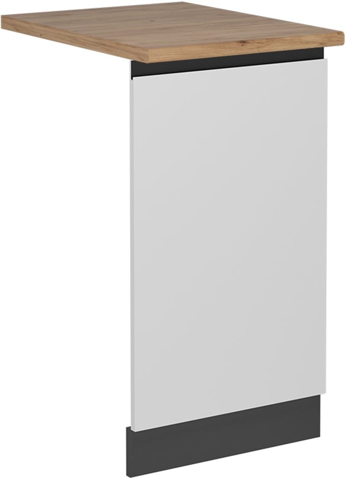 Vicco R-Line Vaatwasserfrontpaneel – 45 cm, WB Eik Wit
