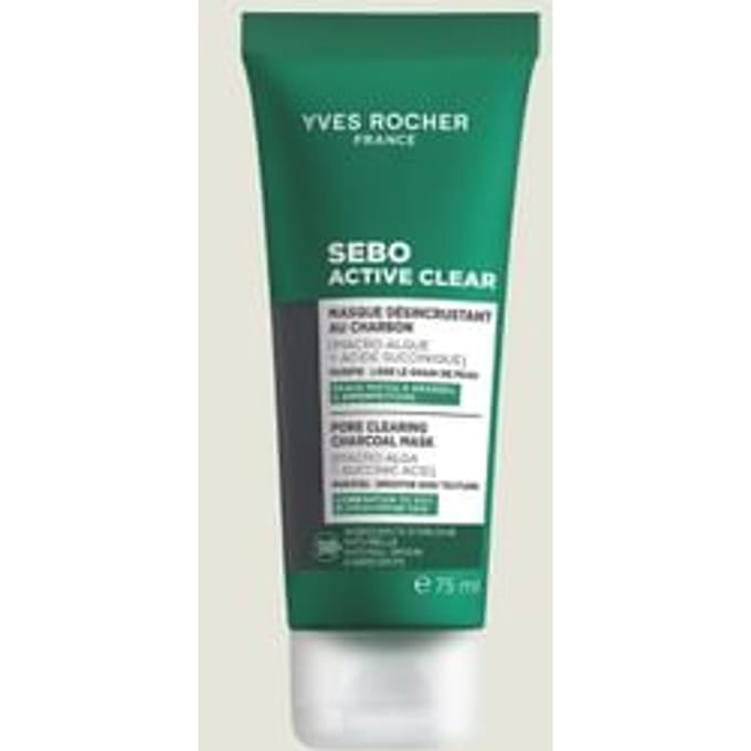 YVES ROCHER - Sebo Active Clear Pore Clearing Charcoal Mask 75ml