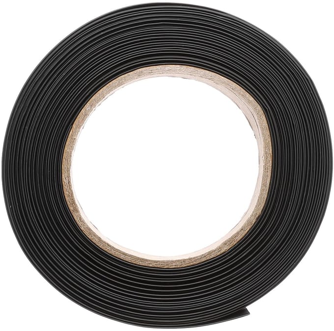 Krimpkous, 30 mm, diameter 2:1, krimpkous voor kabel, 25 m, zwart