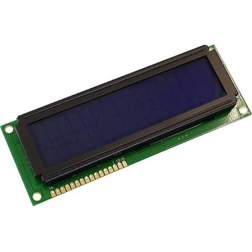 Display Elektronik LC-display Wit 16 x 2 Pixel (b x h x d) 122 x 44 x 11.1 mm DEM16215SBH-PW-N