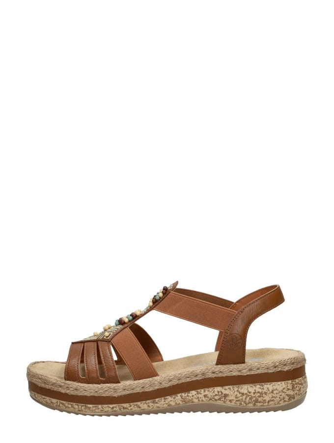Rieker Sandalen cognac Synthetisch - Dames - Maat 36