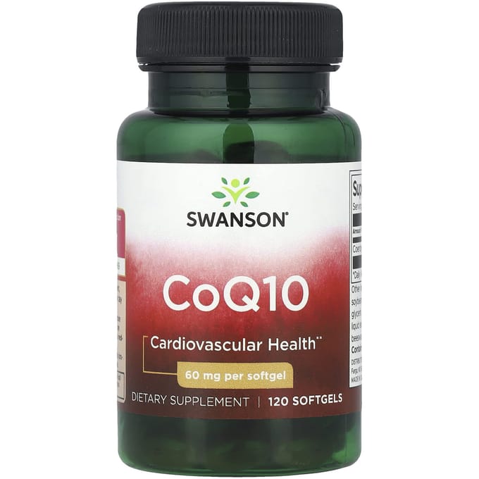 Coq10, 60 mg, 120 softgels