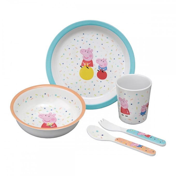 Peppa Pig kinder dinner set 5 dlg