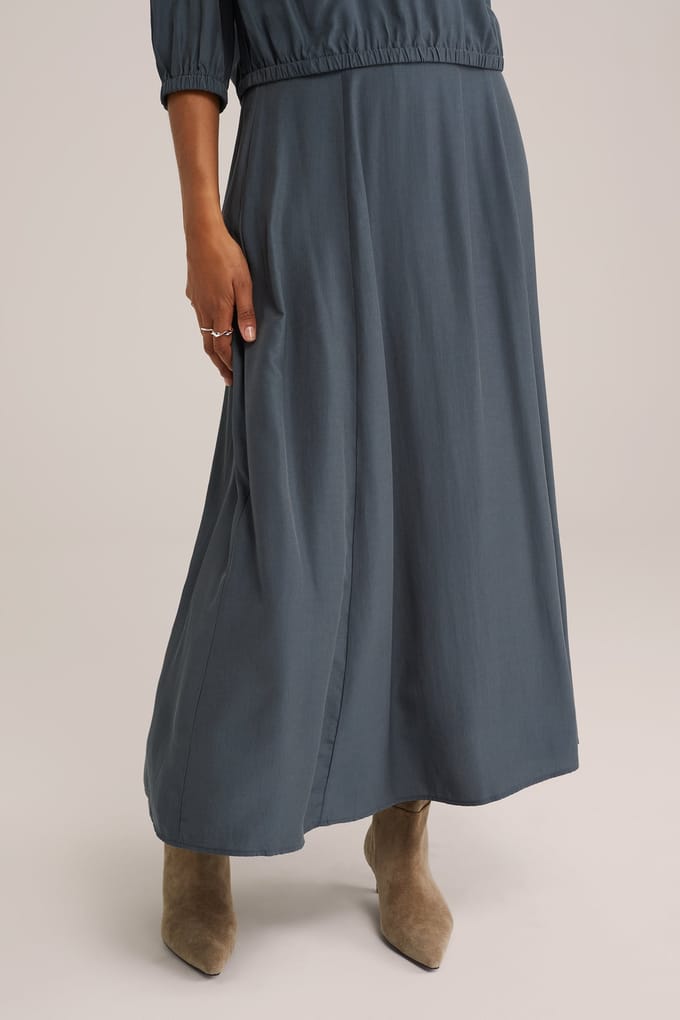 We Fashion Skirt Medium Length Dark Grey Größe: S | Maxiröcke Outlet | Damen | Grau