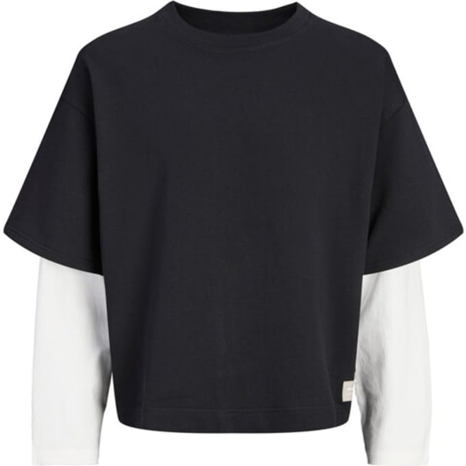 JACK&JONES JUNIOR JCOECHO DOUBLE LAYERED SWEAT CN JNR Jongens Trui - Maat 164