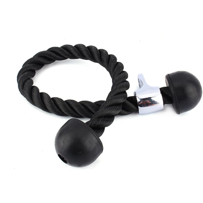 Corde Triceps Tirage Presse Vers le Bas Poussée Tirage Câble Multi Gym Barre Latérale Accessoire Câble blanc