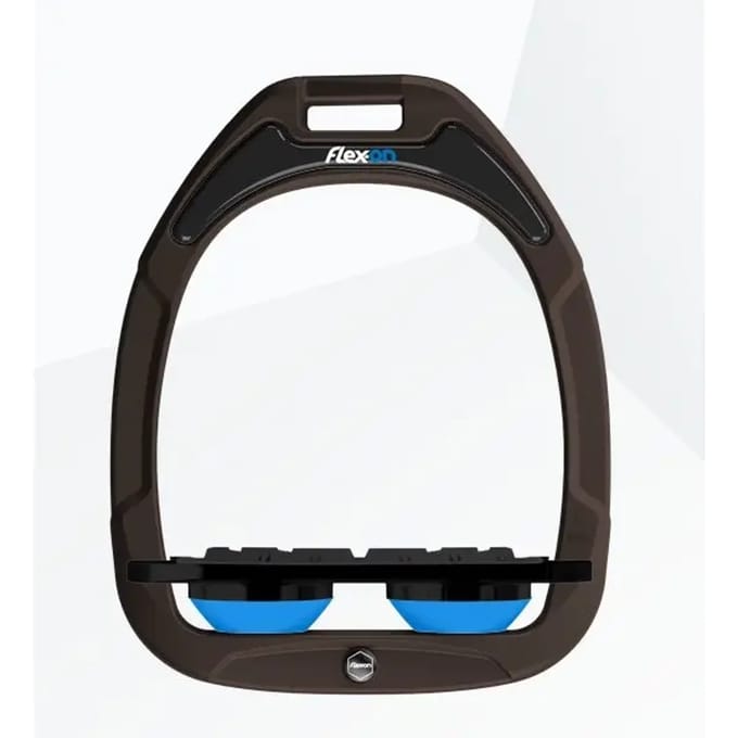Plat Grip Steunen Bruin/Zwart/Blauw Flex-On Green Composite
