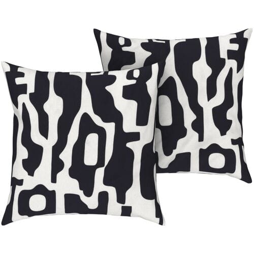 LIVARNO HOME Kussensloop Edel-Renforcé 60x50 cm (Let op: LV OSNL) (Geometrisch)