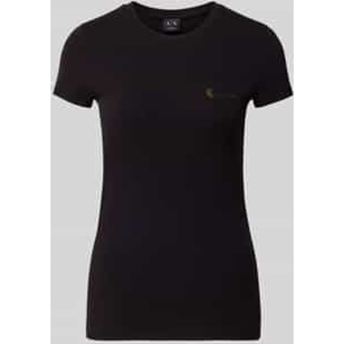 T-shirt met labelprint