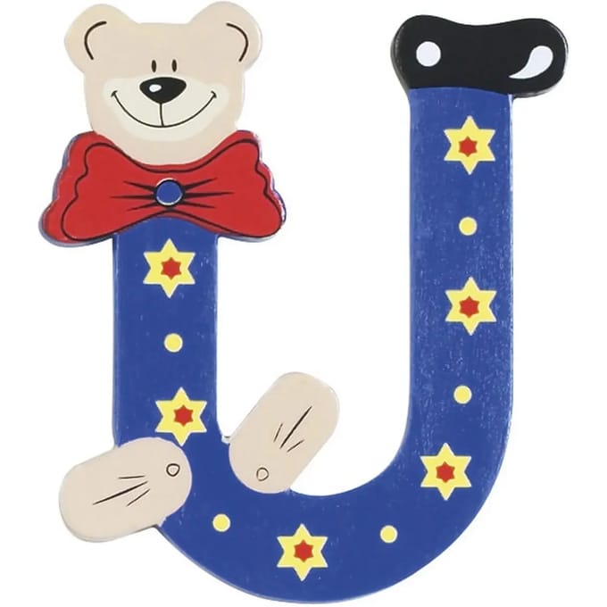 Houten letter u kind Playshoes