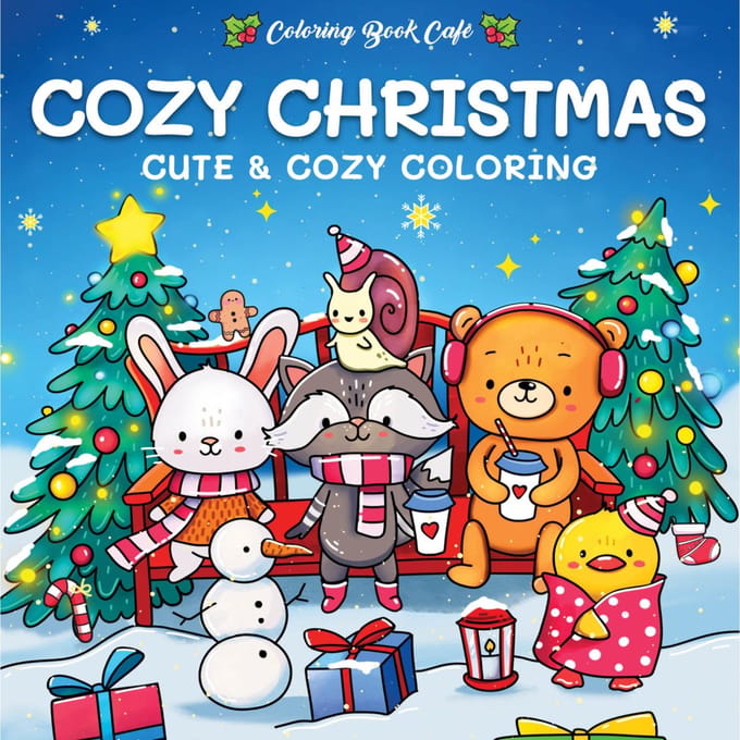 Cozy Christmas-Cute & Cozy Coloring