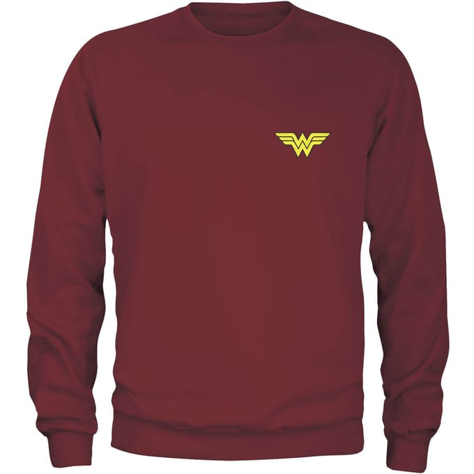 DC Wonder Woman Unisex Sweatshirt - Burgundy - M