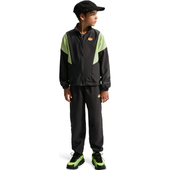 Nike Football Trainingspakken Kinder - Grijs - Maat 122 - 128 CM - Poly Woven