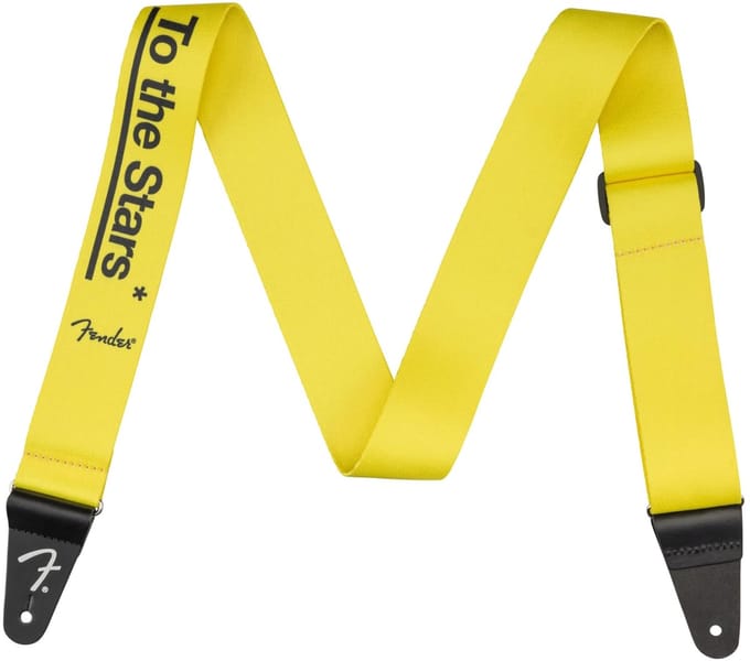 Fender Tom DeLonge To The Stars Strap Graffiti Yellow - Gitaarband