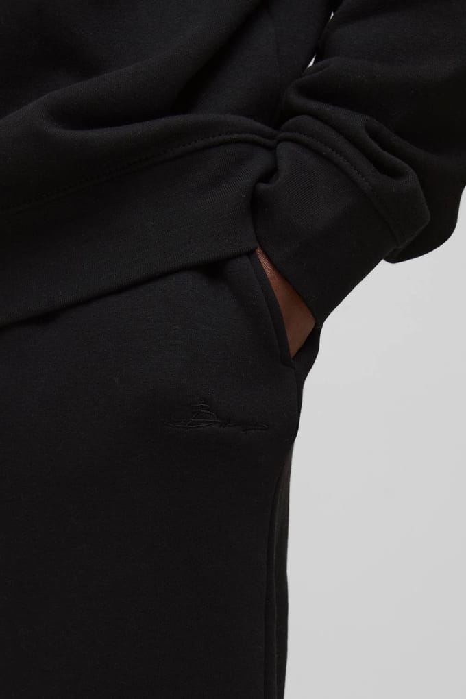 Tall Essential BM Signature Regular Fit Jogger | Black | Size Medium