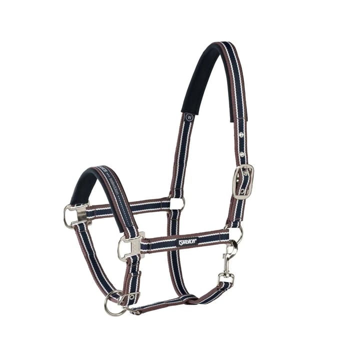 Eskadron Headcollar Pin Buckle X-Full Nightblue-Creme