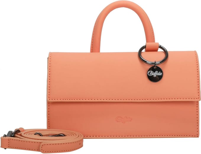 BUFFALO Handtas Schoudertas Muse Clap01 Crossbody Bag Soft Orange Abrikoos