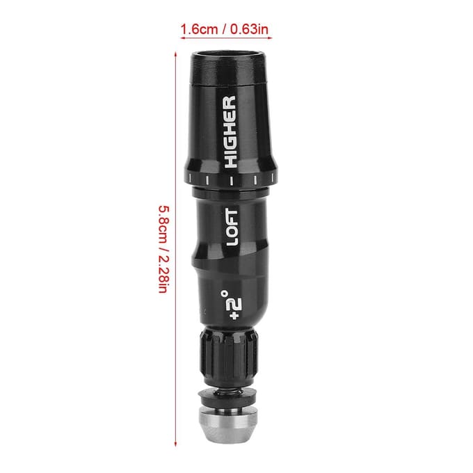 Duurzame Aluminiumlegering Golf Shaft Adapter Sleeve Accessoire voor TaylorMade M1 M2 Driver (0,350) gray