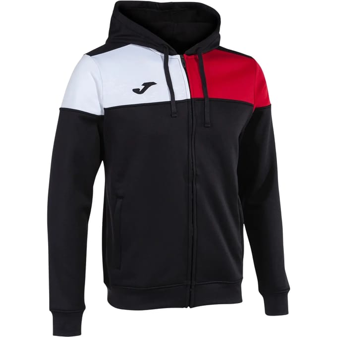 Joma Crew V Sweatshirt Met Rits Zwart 4-5 Years Jongen