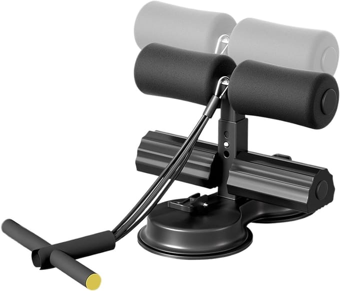 Buikspier Trainer - Core Trainer - Krachtige Kern - Verstelbare Banden - 27 cm - Zwart