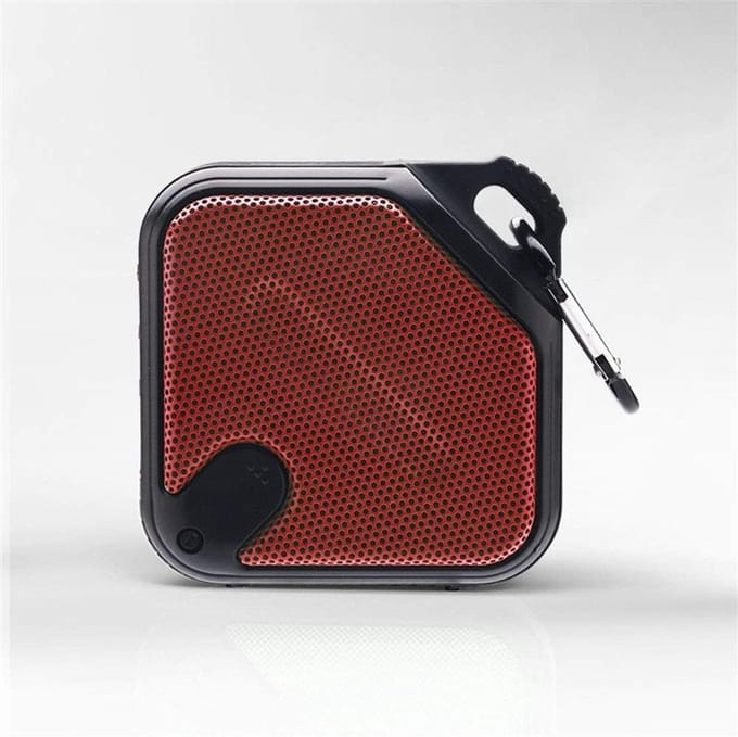 Mini Bluetooth Speaker - Draagbare Speaker Outdoor - Muziek Luisteren Buiten - IPX4 Waterdicht - 168g - Rood